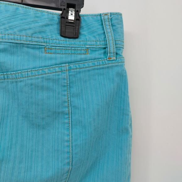 Y2K GAP Turquoise Blue Micro Short Mini Skirt Denim Size 8 - Picture 10 of 13
